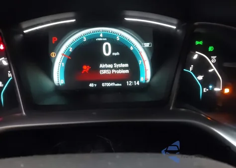 2017 Honda Civic Exl from USA, damaged, VIN 19XFC1F76HE010403